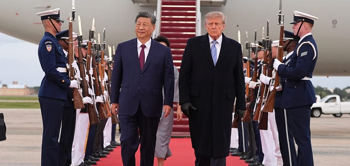 US President Trump offers grand welcome to his Chinese counterpart Xi Jinping