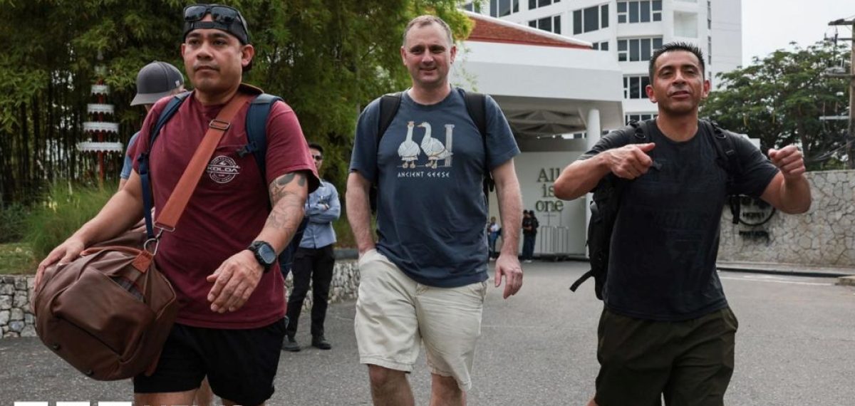 US sailors visit Pattaya after nine-month deployment, streets alive at night
