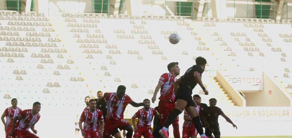 Vanspor FK ile Ankara Keçiörengücü 1-1 berabere kaldı, goller Diouf ve Mehmet Manış’tan