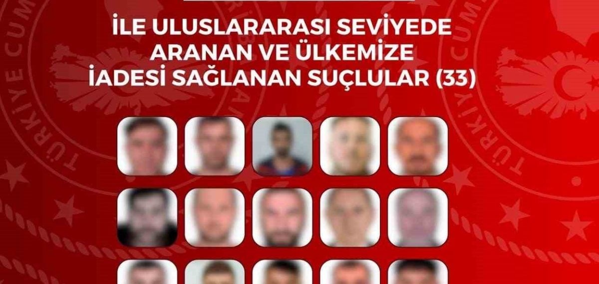 63 kaçak suçlunun iadesi sağlandı: 23 Eylül-23 Ekim aralığında geri getirilenler