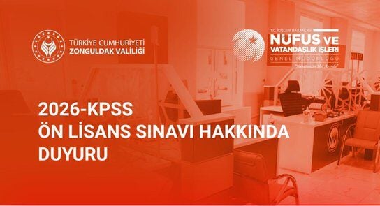 Zonguldak’ta 2026 KPSS Ön Lisans adaylarına önemli duyuru