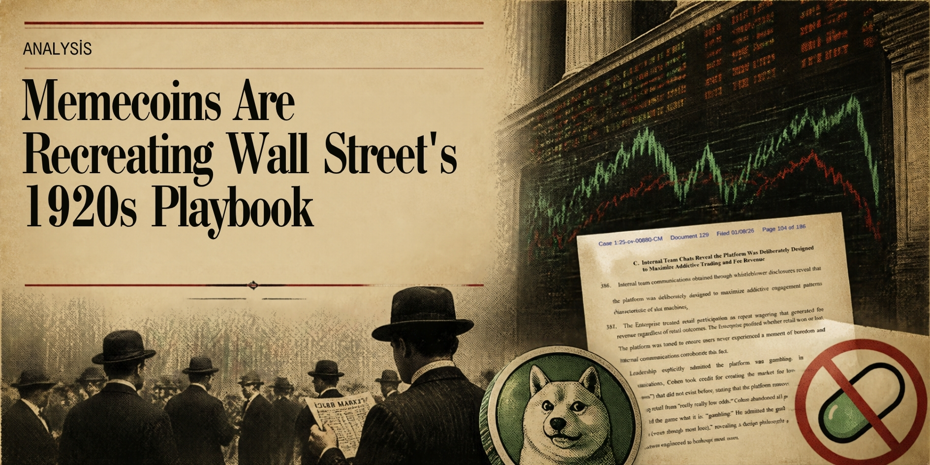 Memecoins Are Recreating Wall Street’s 1920s Playbook