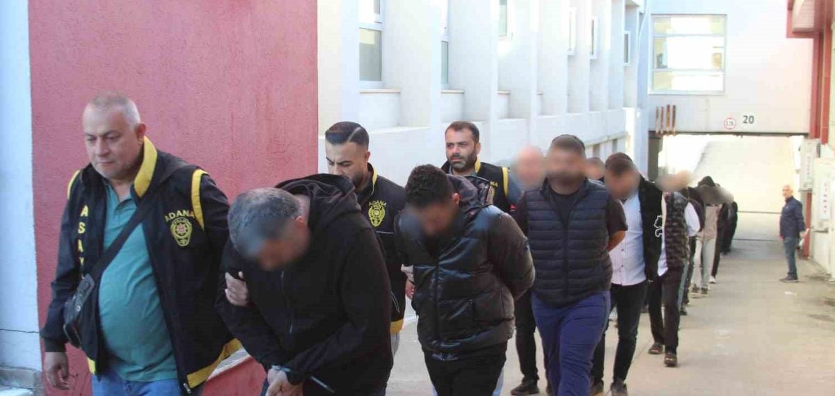 Adana merkezli operasyonla 77 kurgu kazada 98 araçla 25 milyon TL zarar