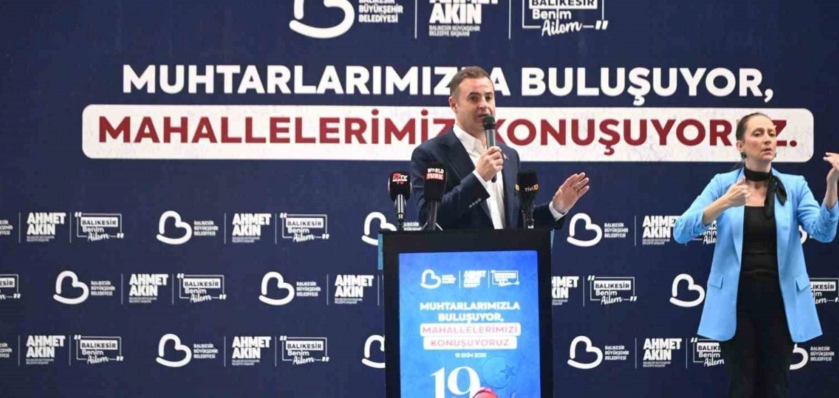 Ahmet Akın muhtarlarla buluştu: ’Gönülde millet, gönülden hizmet’