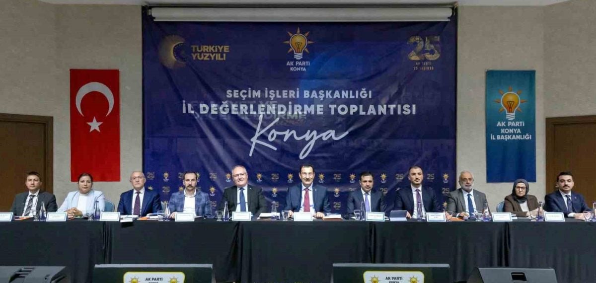 AK Parti Konya Teşkilatı Seçim Hazırlıklarını Dipdiri Sürdürecek