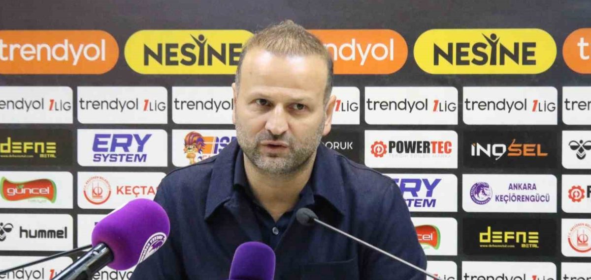 Ankara Keçiörengücü Bursaspor maçında 4-2 yenildi teknik direktör değerlendirdi