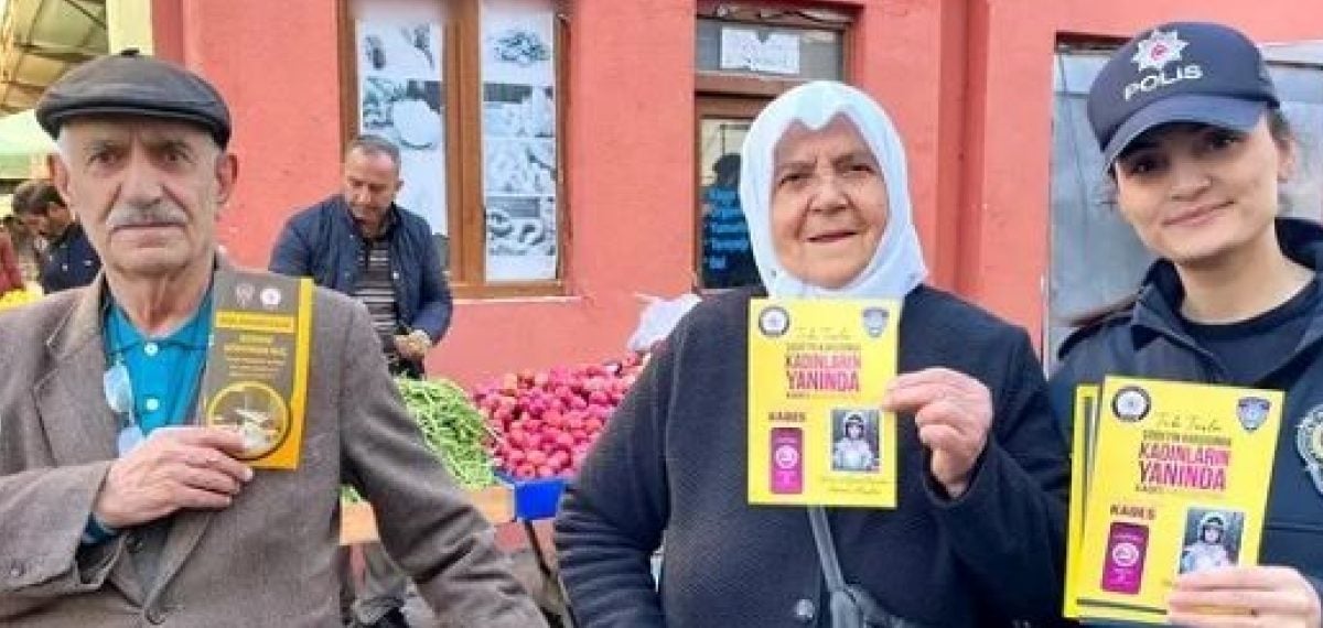 Ardahan polisi bilinçlendirme çalışmasıyla dolandırıcılık ve şiddet uyarısı yaptı