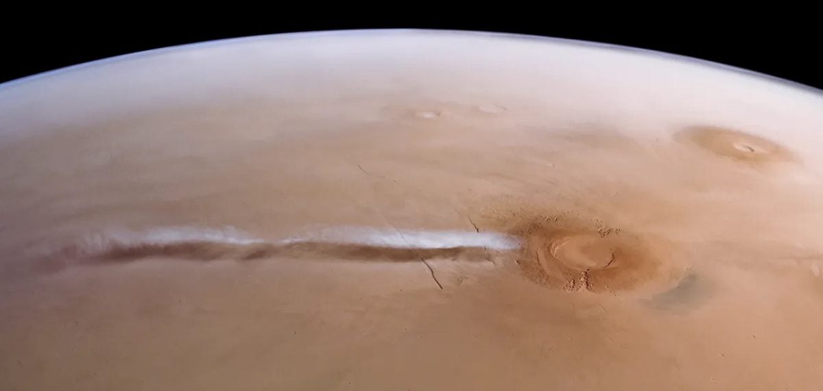 Arsia Mons’un Güneşten Önce Ortaya Çıkan Dev Bulutunun Gizemi Çözüldü