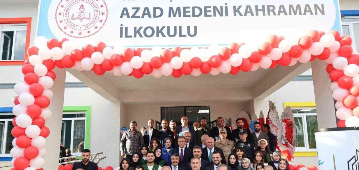 Azad Medeni Kahraman İlkokulu Eleşkirt’te hizmete açıldı