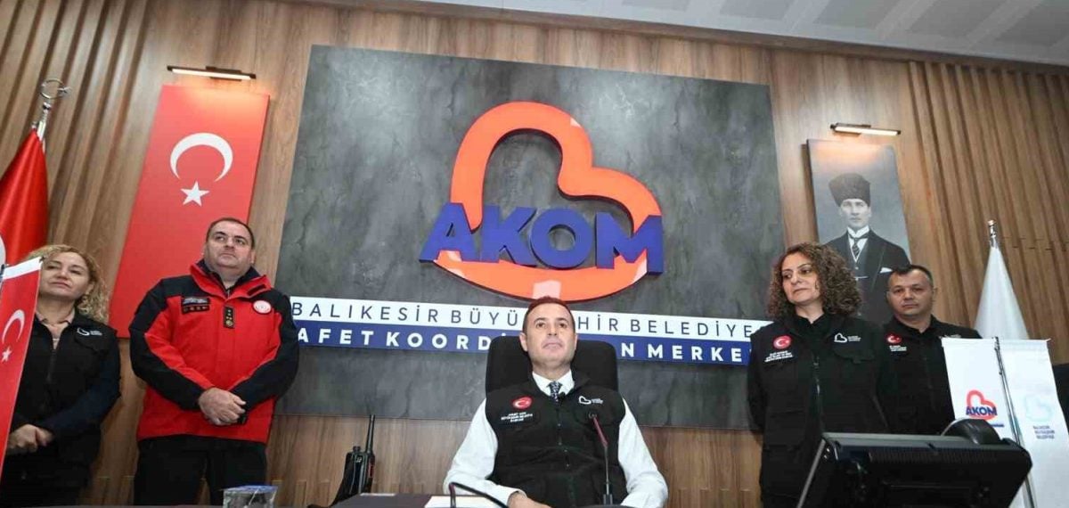 Balıkesir Afet Koordinasyon Merkezi hizmete açıldı şehirde 7/24 koordinasyon sağlanacak