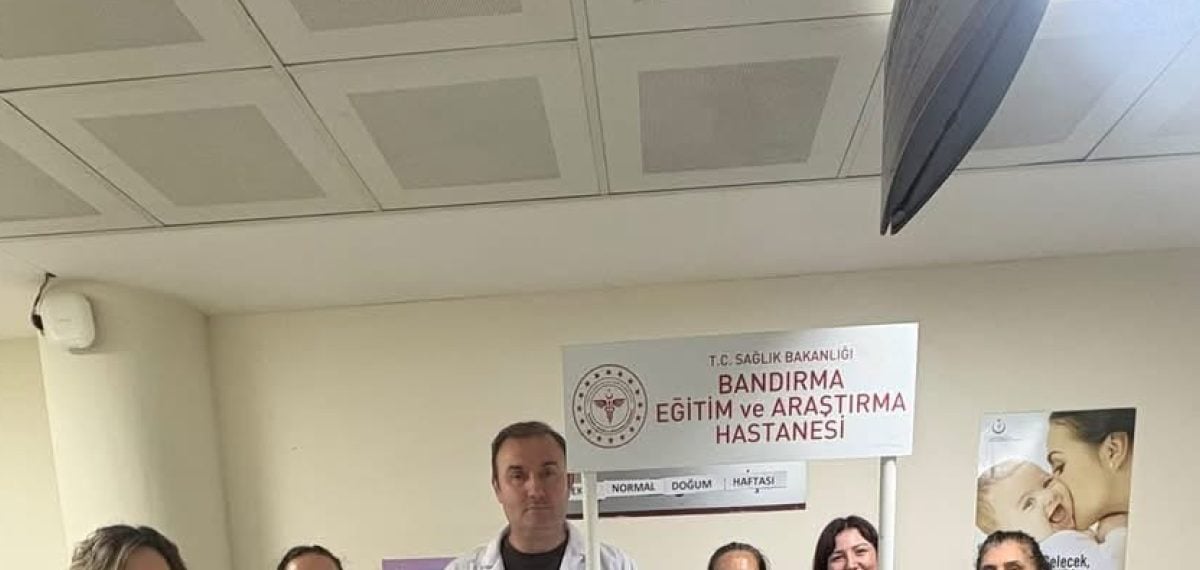 Bandırma Hastanesi’nde Normal Doğum Haftası için bilgilendirme standı kuruldu