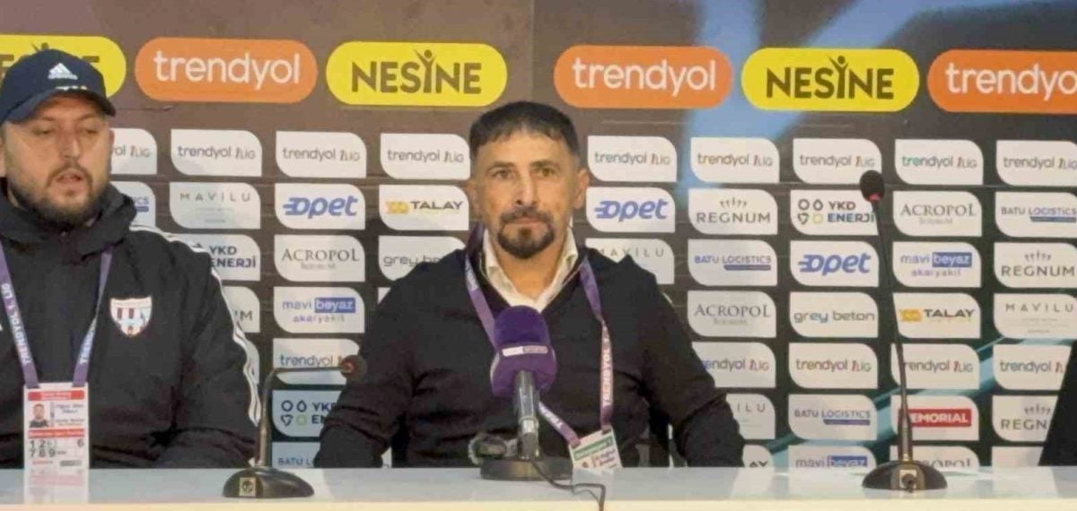 Bandırmaspor Teknik Direktörü Ertuğrul Arslan maç sonrası hatalardan ders çıkaracaklarını söyledi
