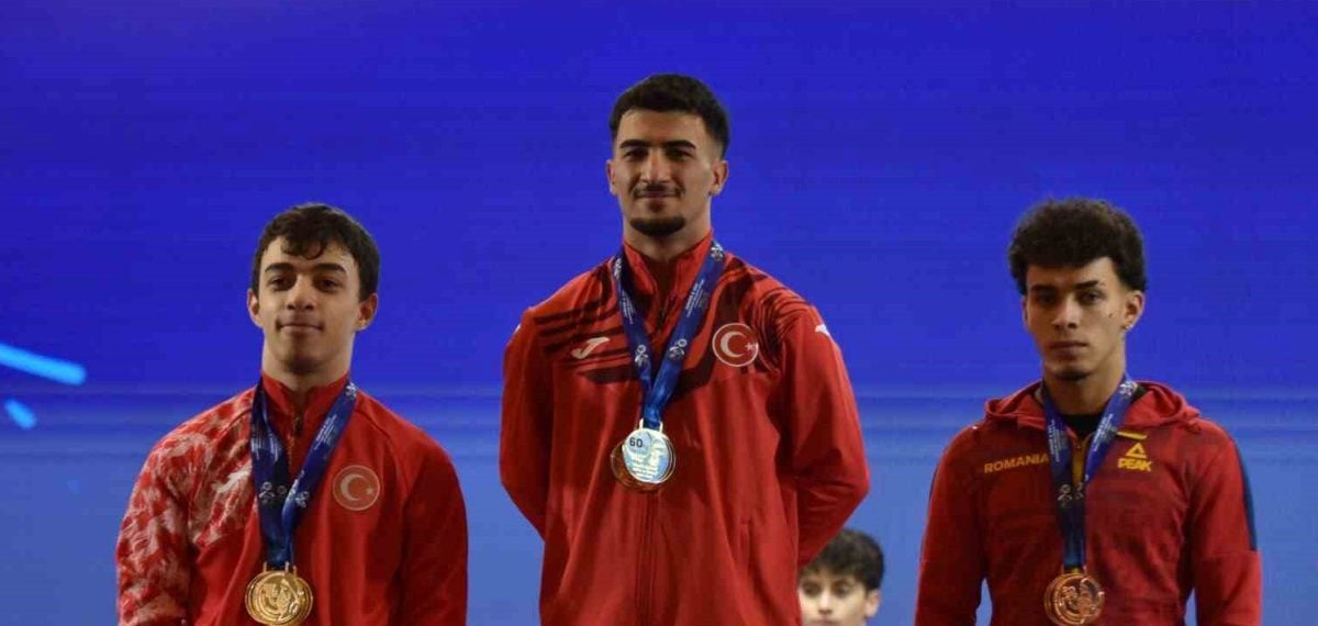 Bartın Üniversitesi öğrencileri Avrupa halterinden beş madalyayla döndü