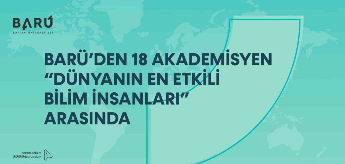 Bartın Üniversitesi’nden 18 akademisyen Stanford’un en etkili bilim insanları listesinde
