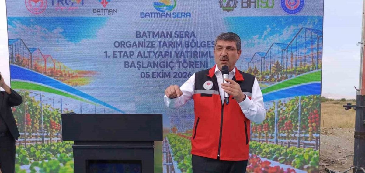 Batman Sera Organize Tarım Bölgesi için altyapı çalışmaları başladı