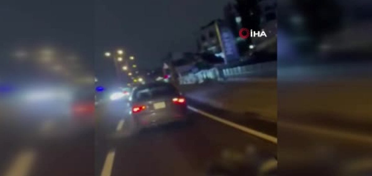 Beylikdüzü’nde drift yapan sürücünün çarpıp kaçtığı kaza sonrası yakalanması