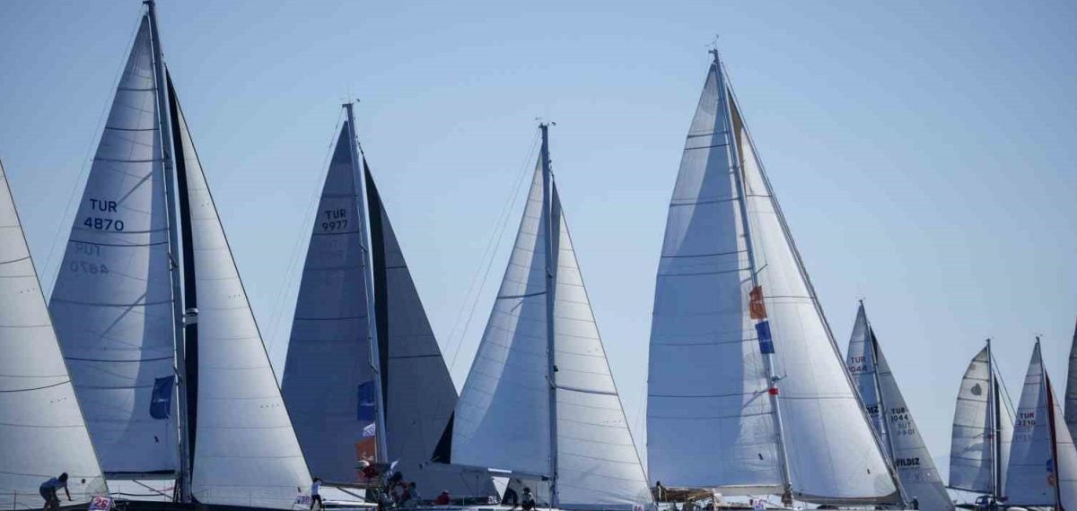 Bodrum Cup üçüncü gününde Knidos–Ortakent etabında 20 millik mücadele