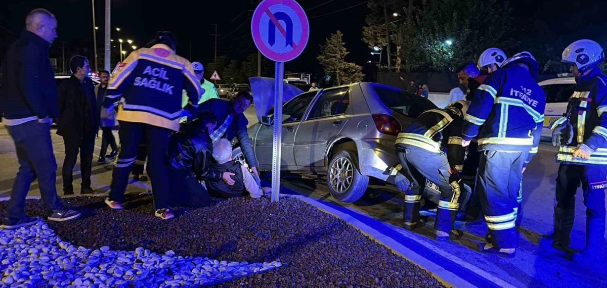 Burdur’da kırmızı ışık ihlali sonrası alkollü sürücünün karıştığı kaza