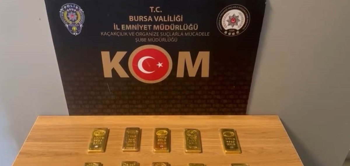 Bursa merkezli dolandırıcılık operasyonunda 10 kilogram altın ele geçirildi