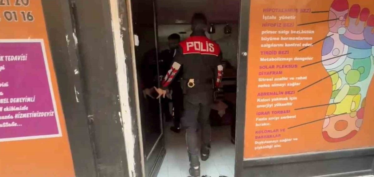 Bursa’da masaj salonu operasyonunda 21 kadın kurtarıldı, 12 şüpheli gözaltında