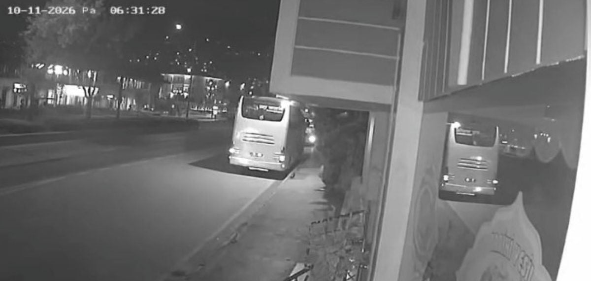 Bursa’dan hareket eden tur otobüsünün kaza anı ve yaralı bilançosu