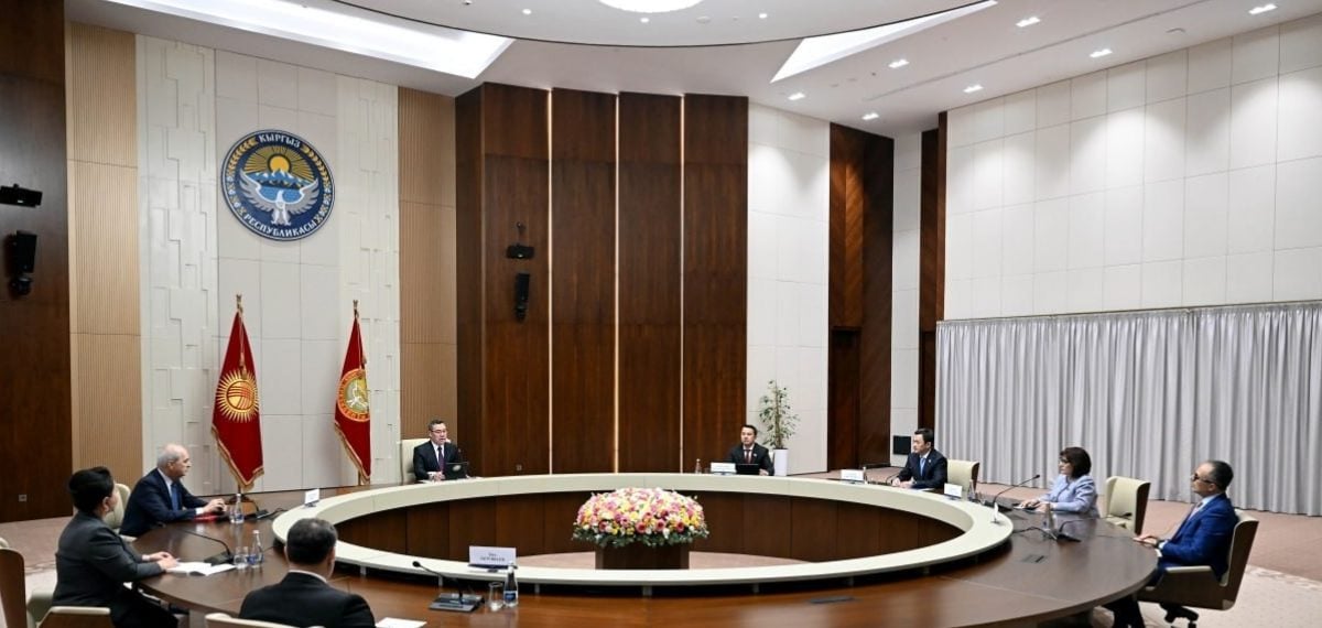 Caparov TBMM Başkanı ve TÜRKPA heyetini Bişkek’te kabul etti