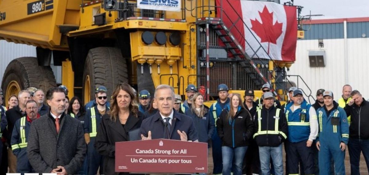 Carney hopes an oil pipeline can help Canada fight a trade war