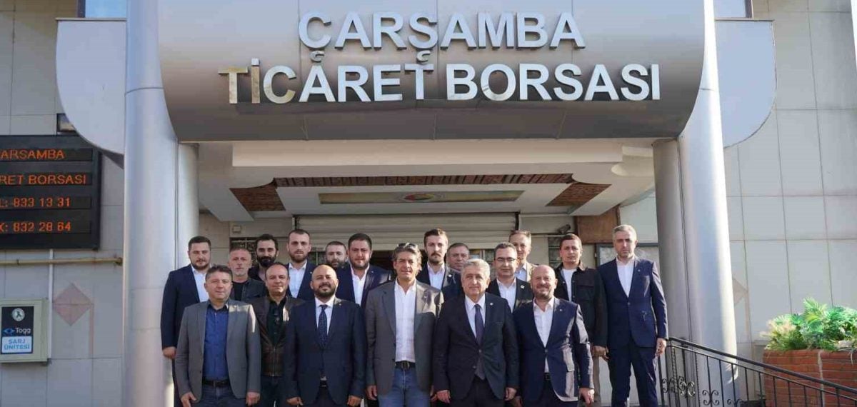 Çarşamba Ticaret Borsası yeni yönetimine ziyaret ve tarım değerlendirmesi