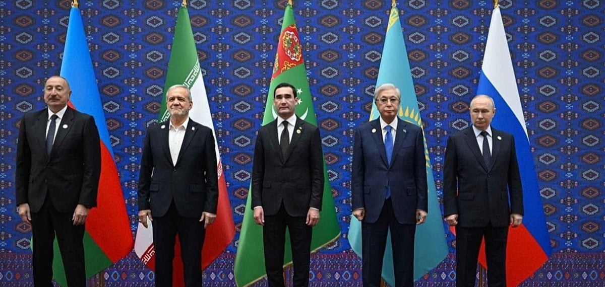 Caspian summits in Avaza focus on trade, infrastructure and sea decline