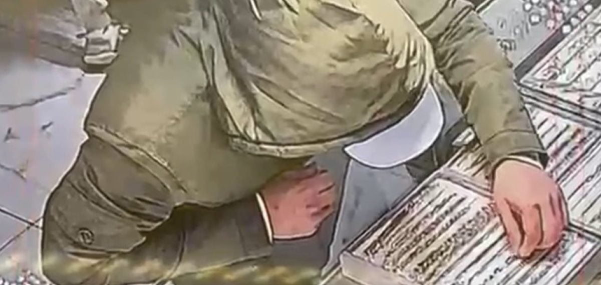 Çayırova kuyumcudan sahte çeyrekle dalga geçen şüpheli bilezik çaldı