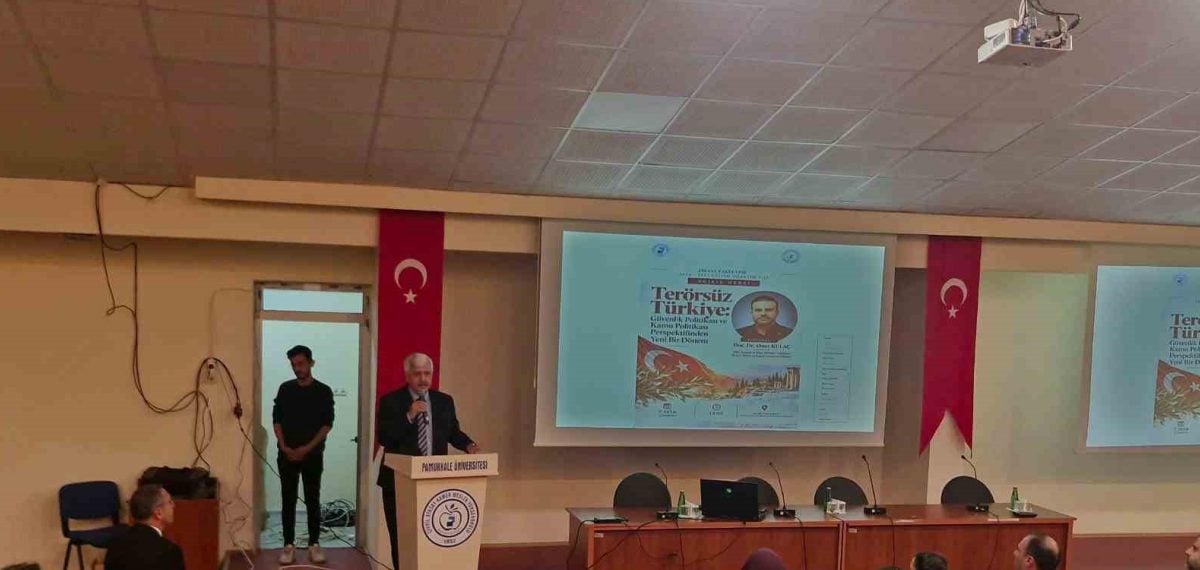 Çivril Ziraat Fakültesi açılış dersinde terörle mücadele ve kamu politikaları ele alındı