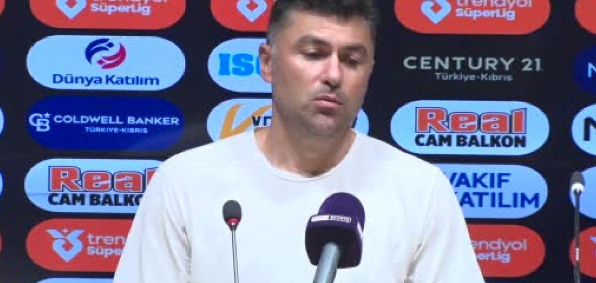 Çorum FK teknik direktörü Burak Yılmaz Göztepe mağlubiyetini değerlendirdi
