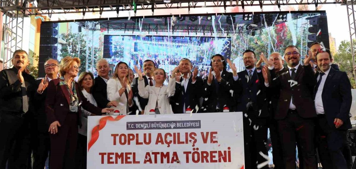 Denizli’de 31 projenin açılışı ve 2027 hedefli büyük yatırımlar müjdesi