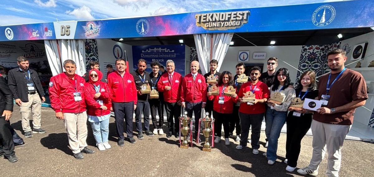 DPÜ öğrencilerinin TEKNOFEST’te art arda gelen başarıları dikkat çekti