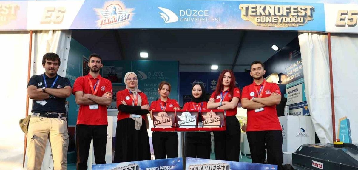 Düzce Üniversitesi TEKNOFEST 2026’da beş ödülle öne çıktı