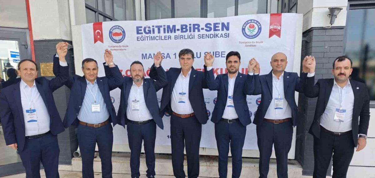 Eğitim-Bir-Sen Manisa 1 Nolu Şube’de Ahmet Yasav yeniden başkan seçildi