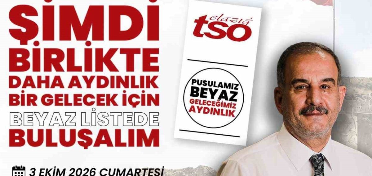 Elazığ TSO seçimleri 3 Ekim’de Koç İlkokulu’nda sandıkla yapılacak