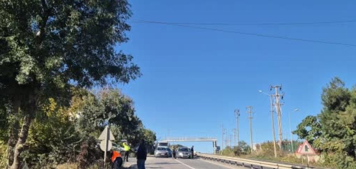 Enerji hattı değişimi için Muratlı yolu kontrollü olarak kısa süre kapatıldı