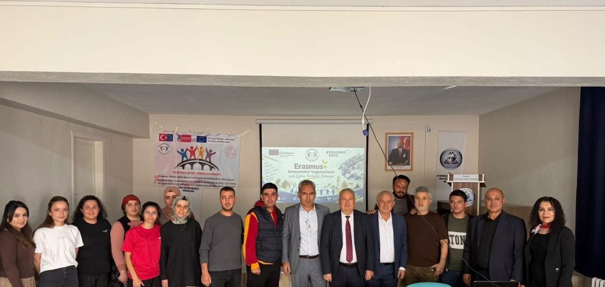 Erasmus+ deneyimlerinin Bor ve Altunhisar buluşması yetişkin eğitimine aktarılıyor