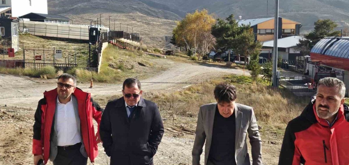 Erciyes’e dağ kızağı tesisi kazandırılıyor, inşaat yerinde incelendi