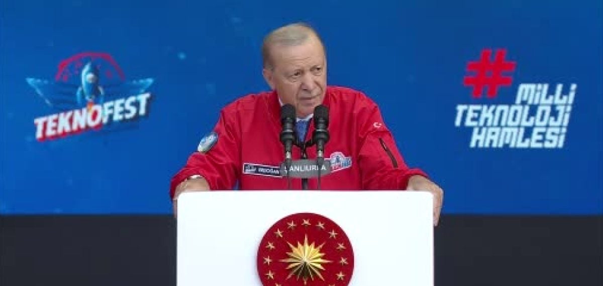 Erdoğan TEKNOFEST’te savunma ihracatında 11. ülke olduklarını açıkladı