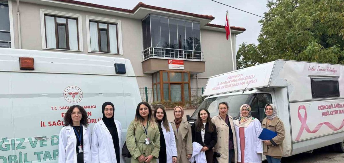 Erzincan Sağlıklı Hayat Merkezi saha çalışmasında 94 kişiye sağlık hizmeti sunuldu