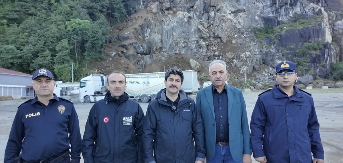 Esenkıyı tır parkında heyelan: bir kişi hayatını kaybetti