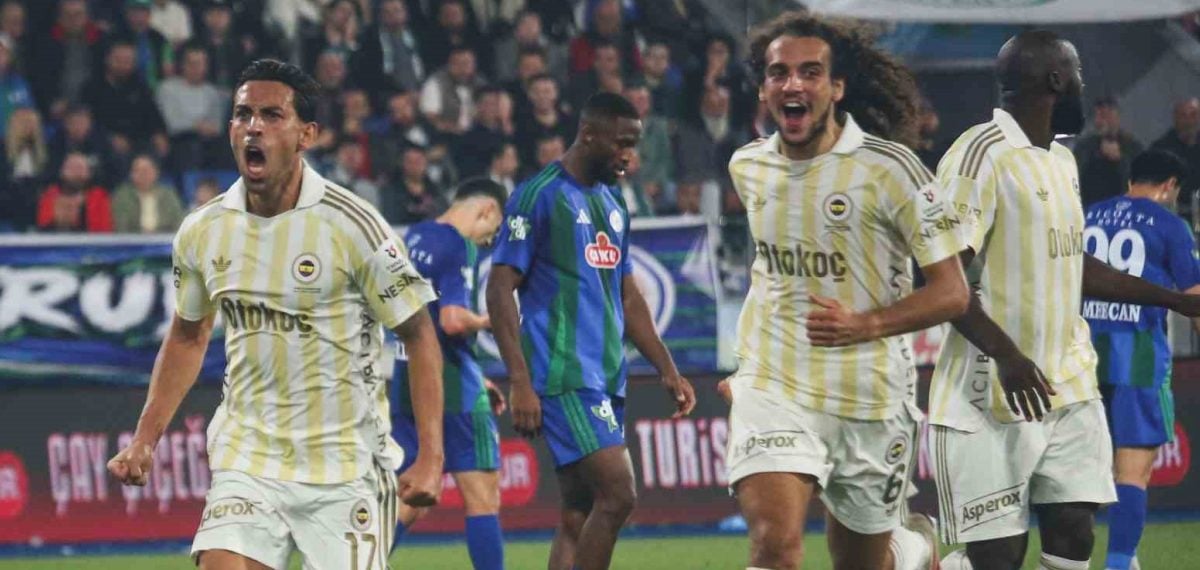 Fenerbahçe deplasmanda Rizespor’u 3-0 yenerek milli ara sonrası kazandı