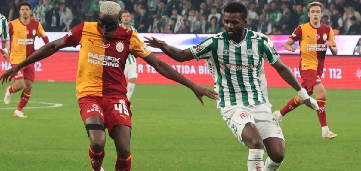 Galatasaray Konyaspor deplasmanında farklı galibiyetle öne çıktı