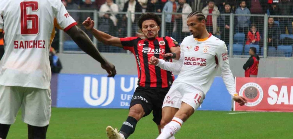 Gençlerbirliği ile Galatasaray Eryaman’da golsüz ilk yarıya girdi