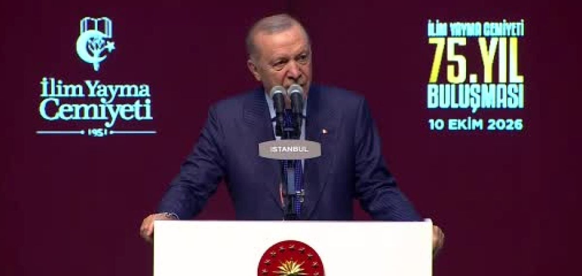 İlim Yayma Cemiyeti 75. yıl buluşmasında Erdoğan’ın gençlik ve teknoloji vurgusu