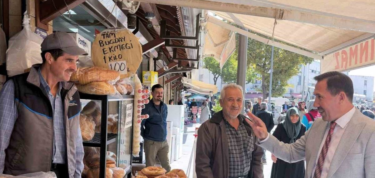 Karatay Belediye Başkanı Hasan Kılca esnafla Aziziye çarşılarını gezdi