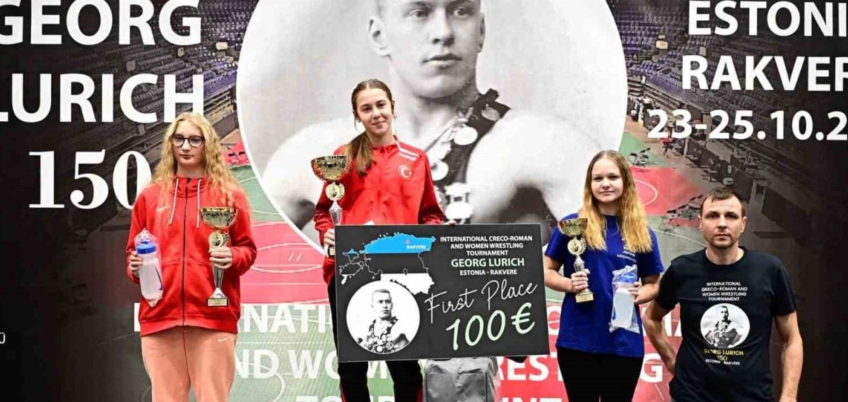 Karin Asra Gürel Estonya’da U17 49 kg şampiyonu oldu