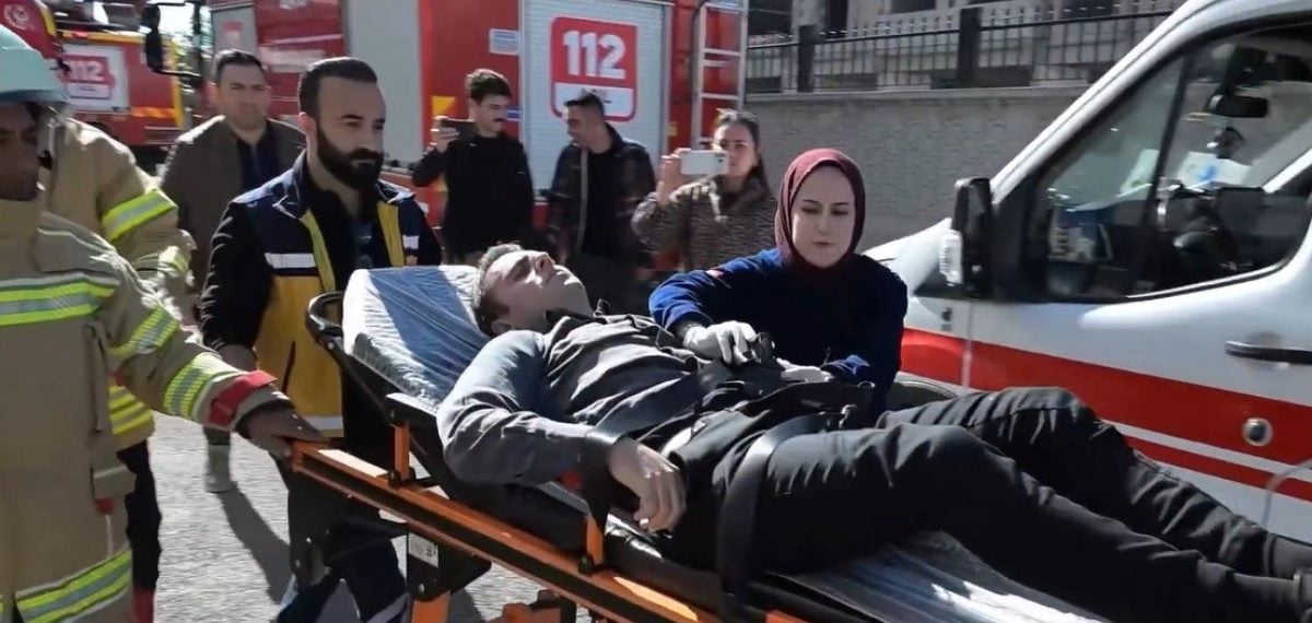 Kars Emniyet Müdürlüğü’nde kapsamlı yangın tatbikatı ile tahliye ve müdahale eğitimi